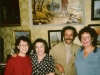 Israeli tourists visiting refuseniks. From the left: Shira, Veronika and Haim Solodukha, Golda. Leningrad, 1988. co RS