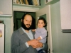 Grigory (Zvi) Wasserman with his baby. Leningrad, 1986. co RS