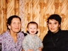 Polina Gorodetzky (right) with her mother and daughter, Leningrad,  1983 co Miriam Bisk