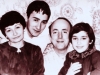The Lishitz family. From the left: Anna, Boris, Vladimir, Masha. Leningrad, 19??, co RS