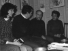 Visit of Senator Ch​uck Grassley (USA) to Taratutas. From the left: a guest from USA, Senator Chuck Grassley, Aba Taratuta, Ida Taratuta. Leningrad, beginning of 1980s, co RS