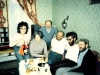 From the left: Faina Gitlin, Alla Kelman, Leonid Gitlin, Boris Kelman, Michael Beizer, Boris Deviatov. Leningrad, 1986, co RS