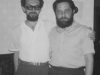 Lev Yagman and David Chernoglaz (Maayan) after release from prison, Leningrad, 1975