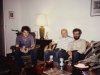 Meeting of David Grossman, US Consul in Leningrad, in his apartment with Aba Taratuta and Michael Beizer. Leningrad, 1986, co RS