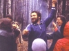 Yosef Ahs is dancing. Moscow, Ovrazhki forest, eve of Rosh Hashanah, 1977,  co RS