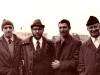 From the left:  AlexanderLuntz, Dan Roginsky co, Alexaner Voronel, Mark Azbel, Moscow, 1973