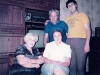 From the left: sitting - Ida Milgrom (mother of Anatoly Shcharansky), Judith Ratner; standing – Leonid Bialy and Alexander  Bialy. Moscow, July 11, 1986, co RS