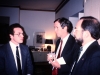 Alexander Shmukler, US diplomat, Michael Neiditch in US embassy, Moscow, 1989, co Frank Brodsky