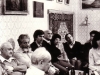 Meeting in Alexander Lerner's apartment (in the foreground). From the left: Aba Stoliar, Vladimir Slepak co, guest, Lev Ovsishcher, Bella Gulko, ? ?