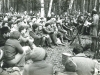 Rosh ha-Shana in Ovrazhki. Aryeh Volvovsky lectures about the holiday. Moscow, Ovrazhki forest, 1977. Photo by Michael Kremen. co RS
