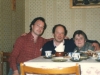 Benjamin Charney (center) family, Yadviga Charney (right) Moscow, June, 1987, co Enid Wurtman