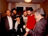 Vladimir Dashevsky, Eli Lifshits, Mikhail Chlenov, Valentin Lidsky, Roman Spector and Yuli Kosharovsky co on the eve of Jewish museum opening. Moscow 1988