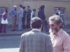 Vladimir Slepak near Moscow Synagogue, May 1977, co Alan Molod
