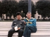 1988. From the left: Boris Alexandrovsky, M.J. Gee. Leningrad, 1988. co RS