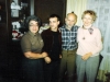 Taratutas' apartment. From the left: Ida Taratuta, Michael Taratuta, Aba Taratuta, Lilian Hoffman. Leningrad, 197?. co RS