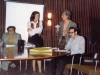 1978. From the left ?, Alla Levi, Felix Kandel, Glenn Richter. Israel, 1978. co RS