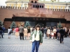 Bunny Brodsky co in Red Square in Moscow, 1985,