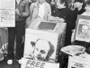 Avital Shcharansk​y and Lynn Singer at the rally of the Long Island Committee for Soviet Jewry campaigning for freedom for Anatoly Shcharansky. Long Island, NY, 198?,  co RS