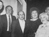 The Freedom Dinner of Long Island Committee for Soviet Jewry, honors Natan Sharansky. From the left: ?, ?, Natan Sharansky, Lynn Singer, Ida Milgrom, Leonid Shcharansky. USA, 1987. co RS
