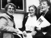 1987. From the left: Lillian Hoffman, Ida Nudel (Israel), Lynn Singer. USA, 1987. co RS