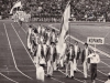 Israeli delegation in international students  sports competition, Moscow, 1973