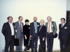 Shoshana Cardin (3rd from the right) meets with Moldavian  Jews from Tiraspol, delegates of the first VAAD conference . From the left:  Veniamin Kotrliar, Semen Vaisman,?, ? , Shoshana Cardin ,?,  Alexander Poliakov , Moscow, December 1989, co RS