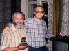 Vladimir Slepak and Elliot Rosen with Liberty Bell from Philadelphia, Moscow, 1985, co Frank Brodsky