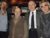 At home of Prof. Alexander Ioffe. From the left: Yuli Kosharovsky, Victor Fulmacht, Isi Leibler, Alexander Ioffe. Moscow, 1987. co RS