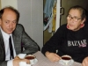 At the home of Andrei Sakharov. From the left: Isi Leibler, Elena Bonner. Moscow, 1987. co RS