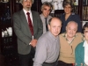 From the left: sitting - Isi Leibler, Abe Stolar, Masha Slepak; standing - Yuli Kosharovsky, Alexander Ioffe, Natalia  Khasin. Moscow, 1987.