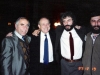 From the left: Yosef Begun, Isi Leibler, Roman Spektor, ?. Israel, December 28, 1989. co RS