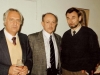 Isi Leibler meets Moscow refuseniks. From the left: Evgeny Yakir, Isi Leibler, Vladimir Prestin. Moscow, 1987, co RS