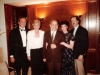 From the left: Harvey and Jackie Barnett, Lev Utevsky, Pamela Cohen, Lenny Cohen,  Chicago, 1983, co RS