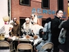 A demonstration of Student Struggle for Soviet Jewry (SSSJ) in frond of  Aeroflot in New York. New York, 19??.  co RS