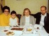 1973. Visit of Shirley Go​ldstein (USA) to Taratutas. From the left: Ida Taratuta, Misha Taratuta, Shirley Goldstein, Aba Taratuta. Leningrad, December 1973 co RS co RS