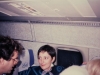 To the Reagan-Gorbachev Summit in Reykjavik in airplane, 1986: David Harris from AJC, co Frank Brodsky