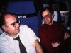 To the Reagan-Gorbachev Summit in Reykjavik in airplane, 1986: Nicholas Daniloff, the writer just released from prison (left) co Frank Brodsky