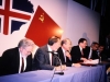 In the Reagan-Gorbachev Summit in Reykjavik in 1986: ?, ?, Ted Mann, Morris Abram, co Frank Brodsky