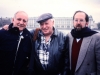 Frank Brodsky co, Leon Uris, Michail Neiditch (Bnai Brith USA), Leningrad, 1989