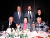 First row: Frank Brodsky co, Hilda Naim, Leon Uris; Second row: Asher Naim, Israel’s Ambassador to Finland, Michael Naiditch, Leon Uris’s sister, Helsinki, Finland, 1989 
