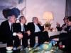Frank Brodsky co, Yuri Sokolov, Leon Uris, ?, Mikhail Chlenov in the meeting in US embassy, Moscow, 1989