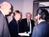 US diploman, Priscilla Higham, Leon Uris, US embassy luncheon, Moscow, 1989, co Frank Brodsky 
