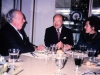 Leon Uris with US Ambassador Jack Matlock, US embassy luncheon, , Moscow, 1989, co Frank Brodsky