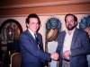 Alexander Shmukler, head of soviet lodge of Bnai Brith, with Michael Neiditch, Bnai Brith USA, Moscow, 1989, Hotel Savoy, co Frank Brodsky