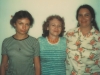 Enid Wurtman (right) with Ester Tartakovsky and her daughter.