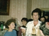Farewell party for Israeli delegation at Kholmiansky apt.  Moscow, September 10, 1985. Tania Edelstein, Irina Shchegoleva, Avital Simon, Lev Furman, Roman Spector