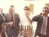 ?, US Ambassador Brown, Shmuel Ben Tsvi, Yuli Kosharovsky.  Meeting with US Ambassador in honor of Pesach, the Festival of Freedom in honor of refuseniks, April, 1989, co Enid Wurtman