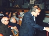 Elie Weisel at the World Jewish Congress event honoring former refuseniks, former Prisoners of Zion and and Soviet Jewry activists at the Diapora Museum, Israel, 1990?
