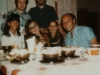 Americans meeting with refuseniks. Seated: Marcia Brait, Maria Slepak, Connie and Joe Smukler. Standing: Anatoli Sharansky, Vladimir Slepak co, Moscow, 1975