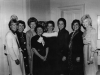 Congressional Wives and Parliamentary Spouses for Soviet Jewry meet in Ottawa. From the left:  Joanne Kemp, Jane Crosby, Helen (Mrs Scoop) Jackson, Penny Collenette, Lucille Broadbent, Delores Beilinson, Shirley Metzenbaum, Audrey King. April 29, 1983.